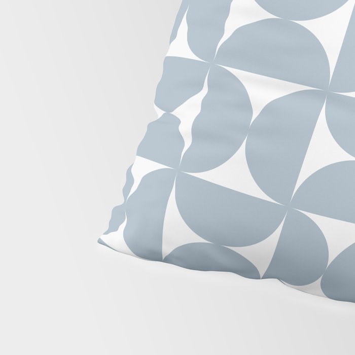 Bauhaus Mid Century Modern Geometric Pattern XII Pillow Sham Gallery Image 4