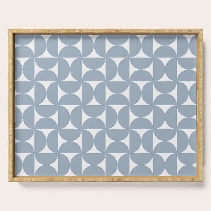 Bauhaus Mid Century Modern Geometric Pattern XII Serving Tray Gallery Image 1