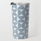 Bauhaus Mid Century Modern Geometric Pattern XII Travel Mug Gallery Image 3