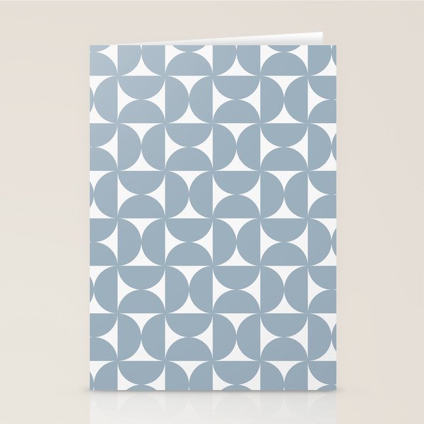 Bauhaus Mid Century Modern Geometric Pattern XII Stationery Card Gallery Image 2