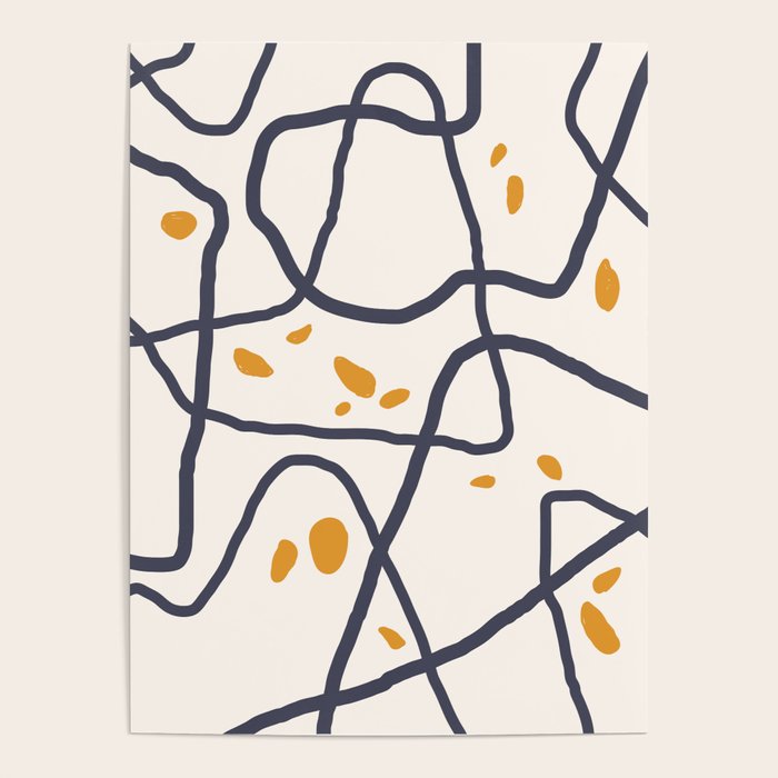 Mountain Contour I Poster Gallery Image 1