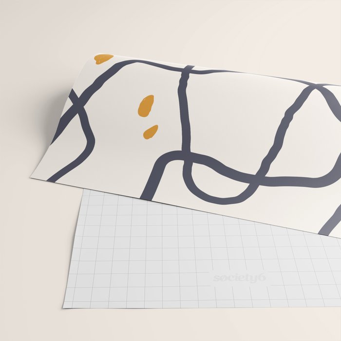 Mountain Contour I Wrapping Paper Gallery Image 2