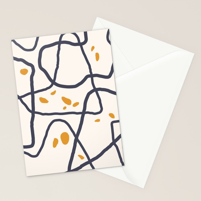 Mountain Contour I Stationery Card Gallery Image 2