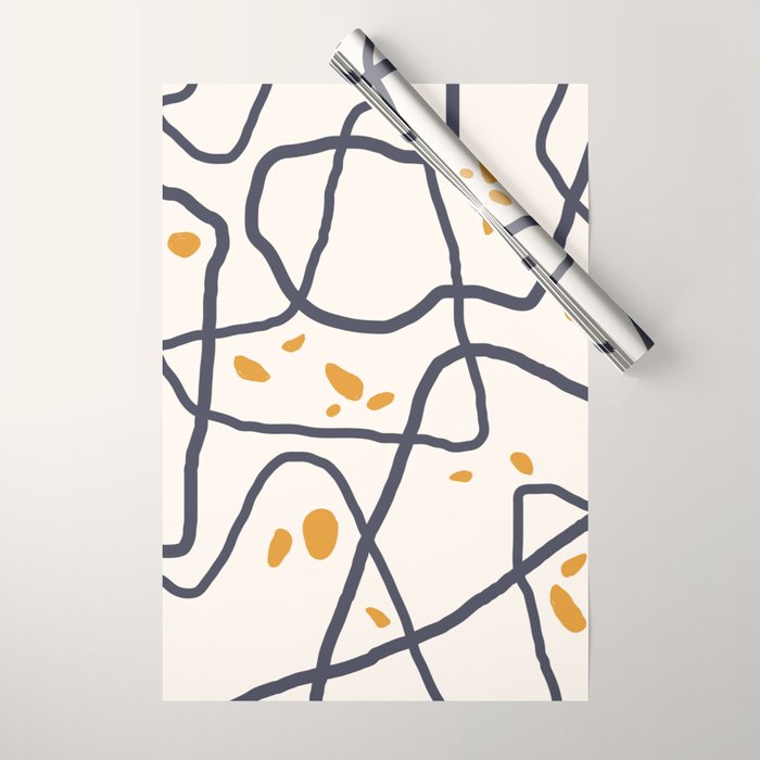 Mountain Contour I Wrapping Paper Gallery Image 1