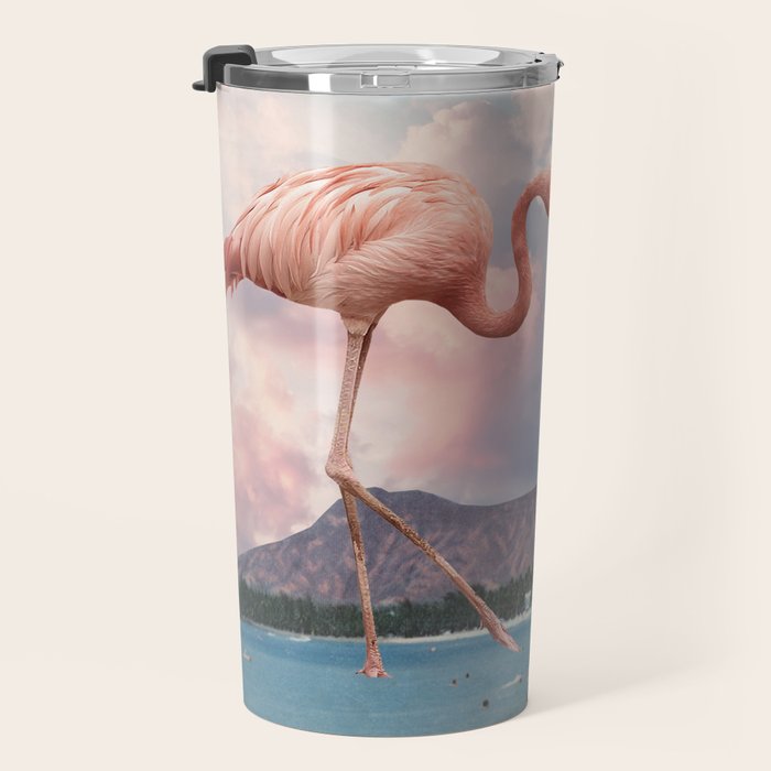 Flamingo Playground Travel Mug Gallery Image 3