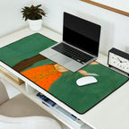Title Woman Grasping Tree Branch Place India Indian Miniature Painting  Desk Mat Gallery Image 2