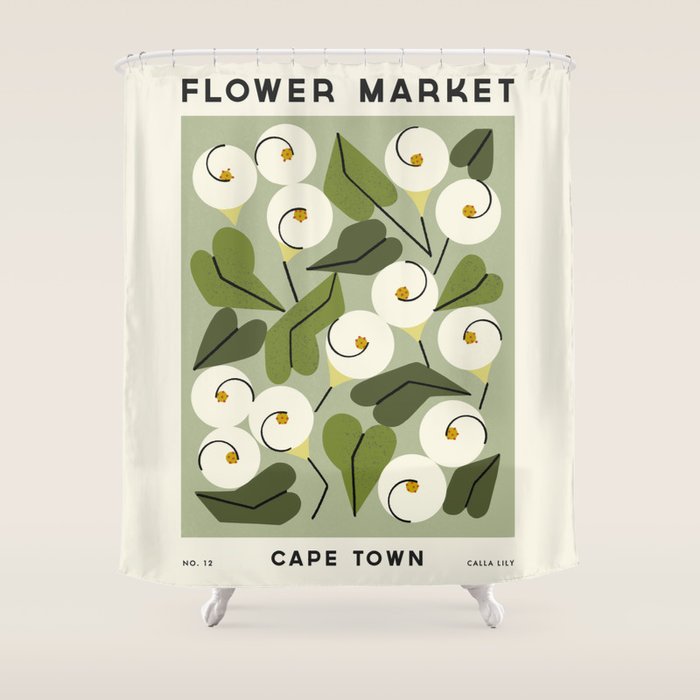 Flower Market No. 12 Shower Curtain Gallery Image 1