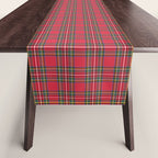 Red & Green Tartan Pattern Table Runner Gallery Image 1