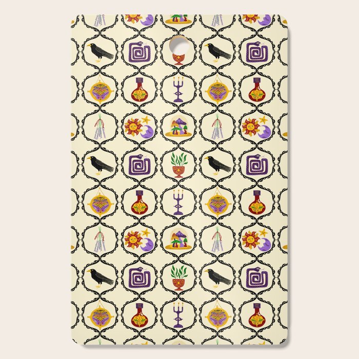 Whimsigothic Witch Mystical Magic Cutting Board Gallery Image 1