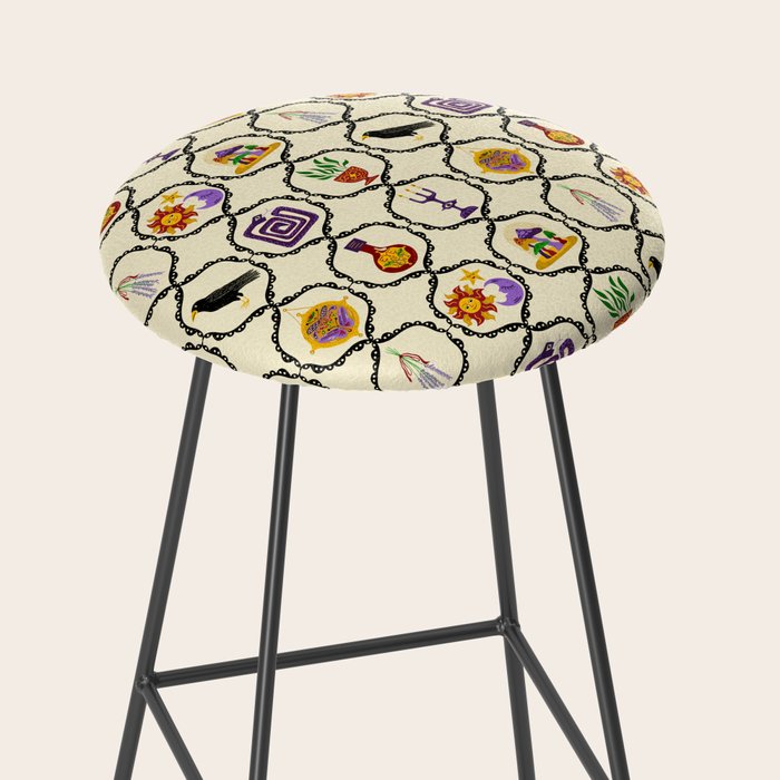 Whimsigothic Witch Mystical Magic Stool Gallery Image 2