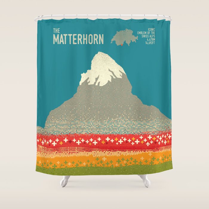 The Matterhorn Shower Curtain Gallery Image 1