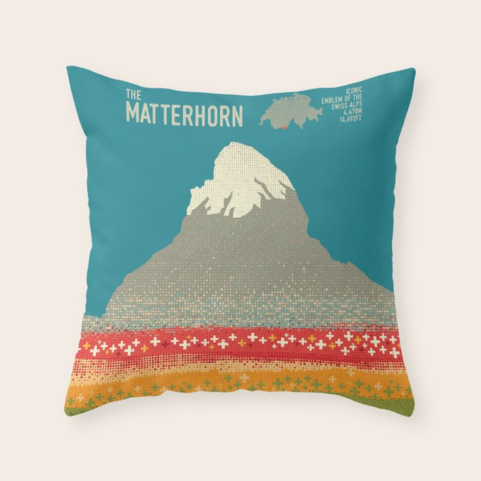 The Matterhorn Throw Pillow Gallery Image 6