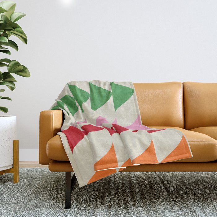 Abstraction 12 Throw Blanket Gallery Image 1