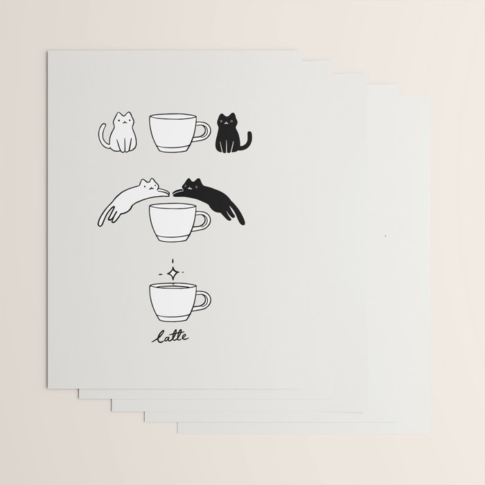 Coffee Cat 2: Catte Wrapping Paper Gallery Image 3
