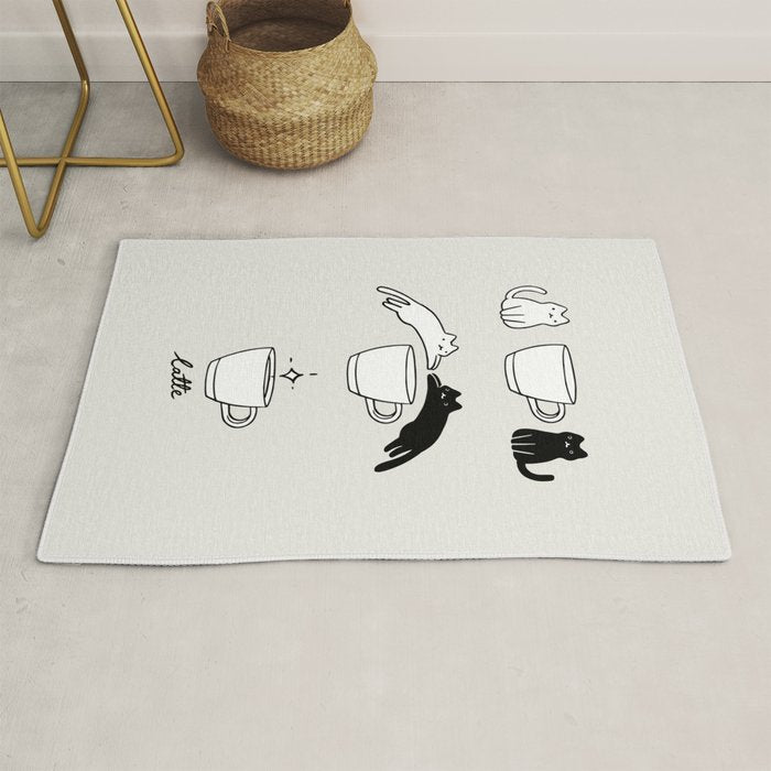 Coffee Cat 2: Catte Rug Gallery Image 1
