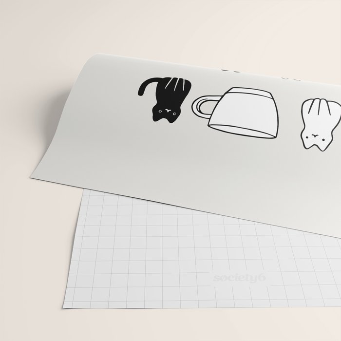 Coffee Cat 2: Catte Wrapping Paper Gallery Image 2