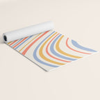 Wavy Stripes XXIII - Retro Summer Yoga Mat Gallery Image 2