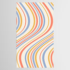 Wavy Stripes XXIII - Retro Summer Tablecloth Gallery Image 2
