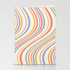 Wavy Stripes XXIII - Retro Summer Stationery Card Gallery Image 2