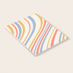 Wavy Stripes XXIII - Retro Summer Notebook Gallery Image 3