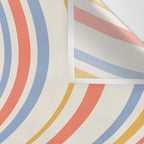 Wavy Stripes XXIII - Retro Summer Wall Tapestry Gallery Image 3