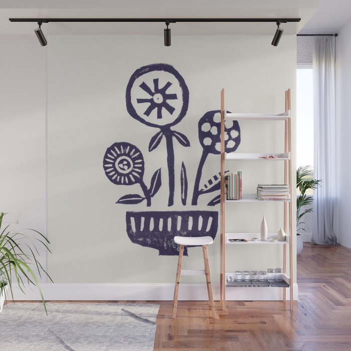 Native Flowers Wall Mural Gallery Image 1