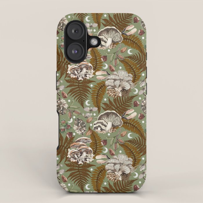 Mushrooms in moon forest G iPhone Case Gallery Image 1