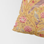William Morris Seasons by May Melsetter Bird Pattern Saffron Gold Yellow Pillow Sham Gallery Image 4