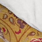 William Morris Seasons by May Melsetter Bird Pattern Saffron Gold Yellow Comforter Gallery Image 4