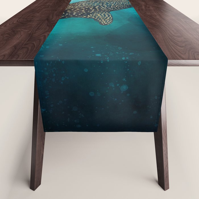 Metallic Whale Shark Table Runner Gallery Image 1