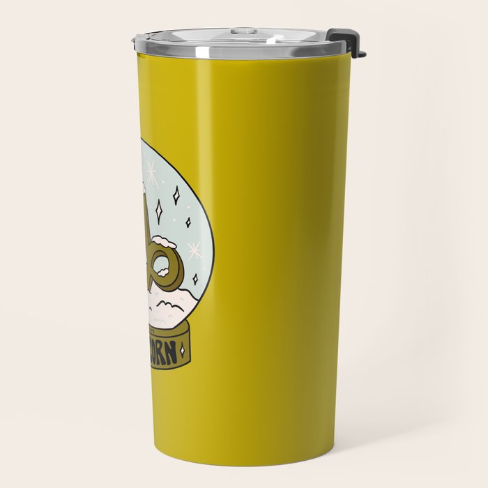 Capricorn Snow Globe Travel Mug Gallery Image 2