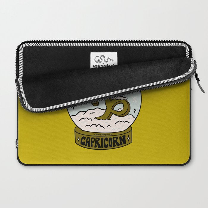 Capricorn Snow Globe Laptop Sleeve Gallery Image 2