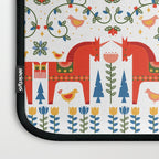 Scandinavian Fairytale - Green + Red Laptop Sleeve Gallery Image 3