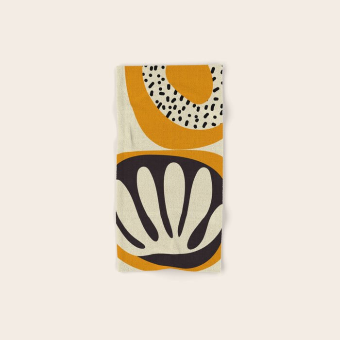 mid century matisse art Bath Towel Gallery Image 1