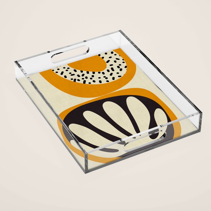 mid century matisse art Acrylic Tray Gallery Image 1