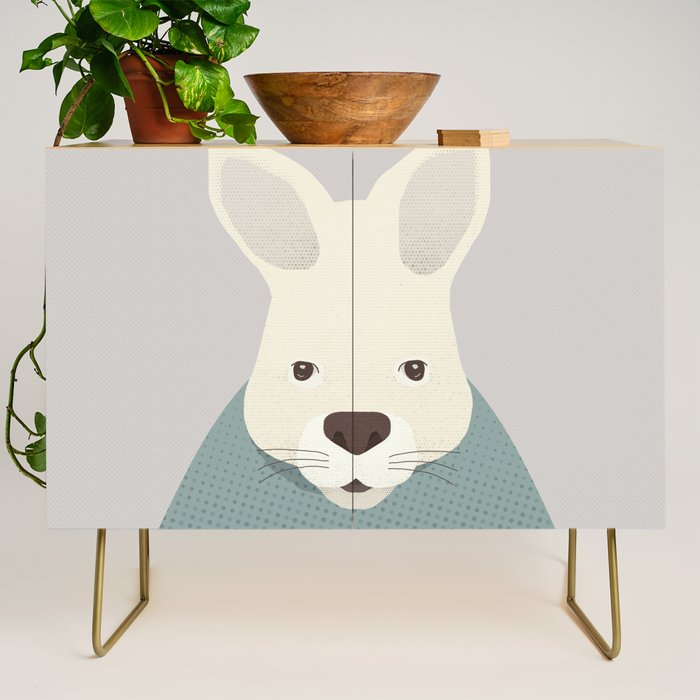 Whimsy Kangaroo, Animal Portrait Credenza Gallery Image 1