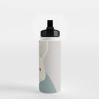Whimsy Kangaroo, Animal Portrait Water Bottle Gallery Image 2