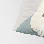 Whimsy Kangaroo, Animal Portrait Pillow Sham Gallery Image 4