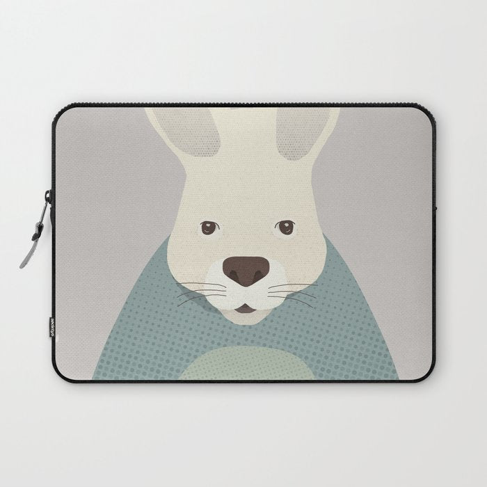 Whimsy Kangaroo, Animal Portrait Laptop Sleeve Gallery Image 1