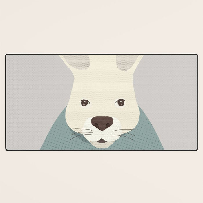 Whimsy Kangaroo, Animal Portrait Desk Mat Gallery Image 3