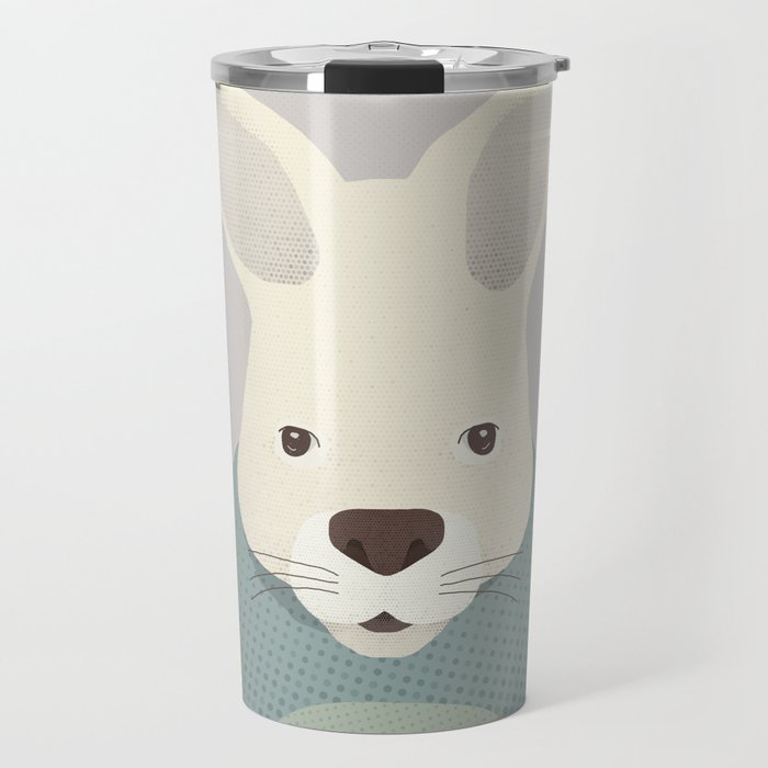 Whimsy Kangaroo, Animal Portrait Travel Mug Gallery Image 1