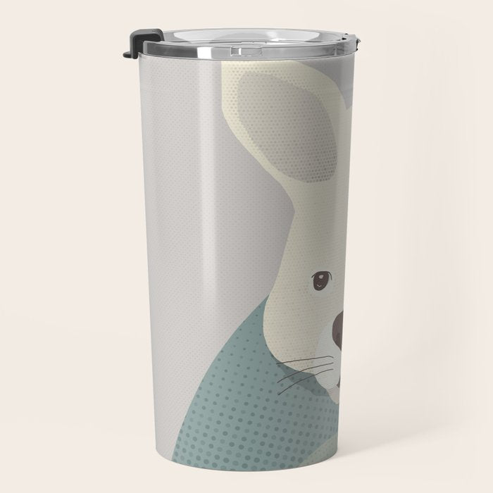 Whimsy Kangaroo, Animal Portrait Travel Mug Gallery Image 3