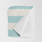 Amalfi Stripes - Amalfi Coast Cocktails Throw Blanket Gallery Image 3