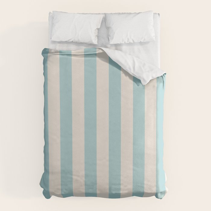 Amalfi Stripes - Amalfi Coast Cocktails Duvet Cover Gallery Image 1
