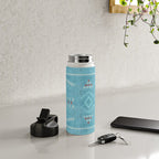 Casablanca Aqua Kilim Water Bottle Gallery Image 5