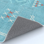 Casablanca Aqua Kilim Rug Gallery Image 4