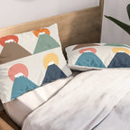 Cat Landscape 26 Pillow Sham Gallery Image 2