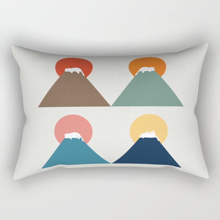 Cat Landscape 26 Rectangular Pillow Gallery Image 2