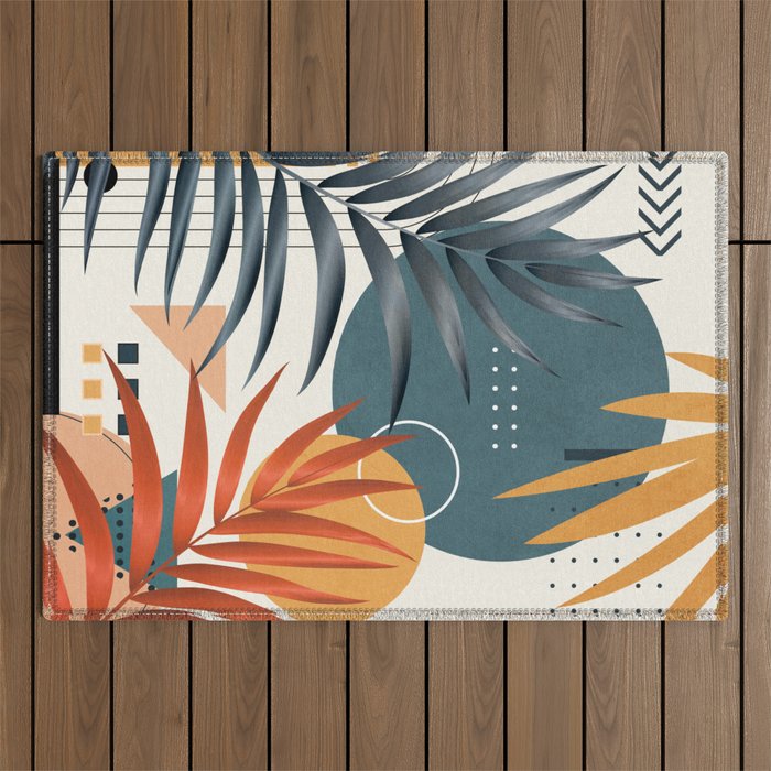 Nature Geometry XX Outdoor Rug Gallery Image 1