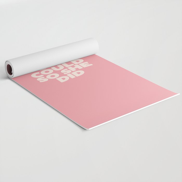 She Believed She Could So She Did Yoga Mat Gallery Image 2